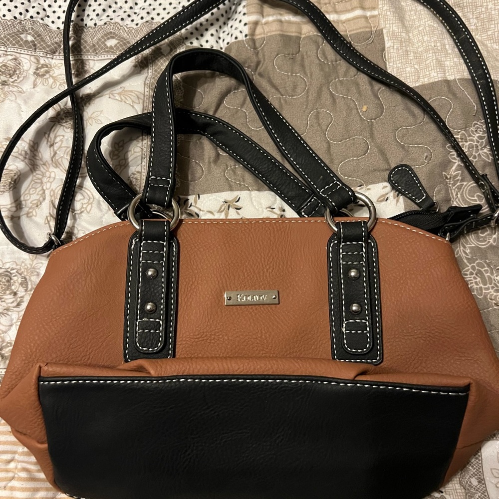 Brown and Black Women's Bag